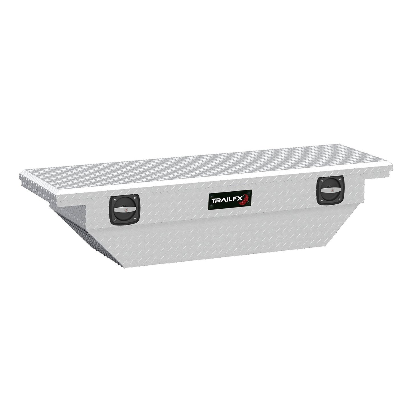 TrailFX Crossover Truck Tool Box Single Lid Aluminum - 120631C