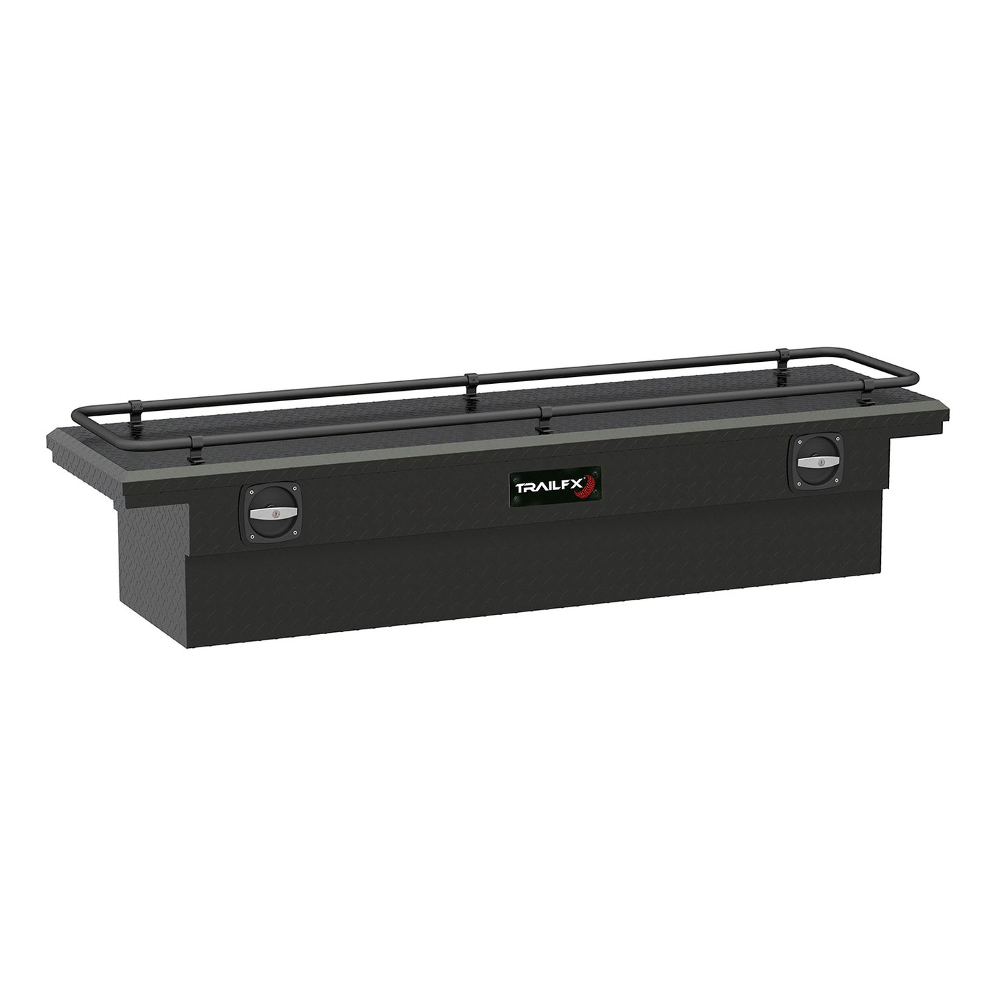 TrailFX 72-in Crossover Black Aluminum Tool Box - 120723CR