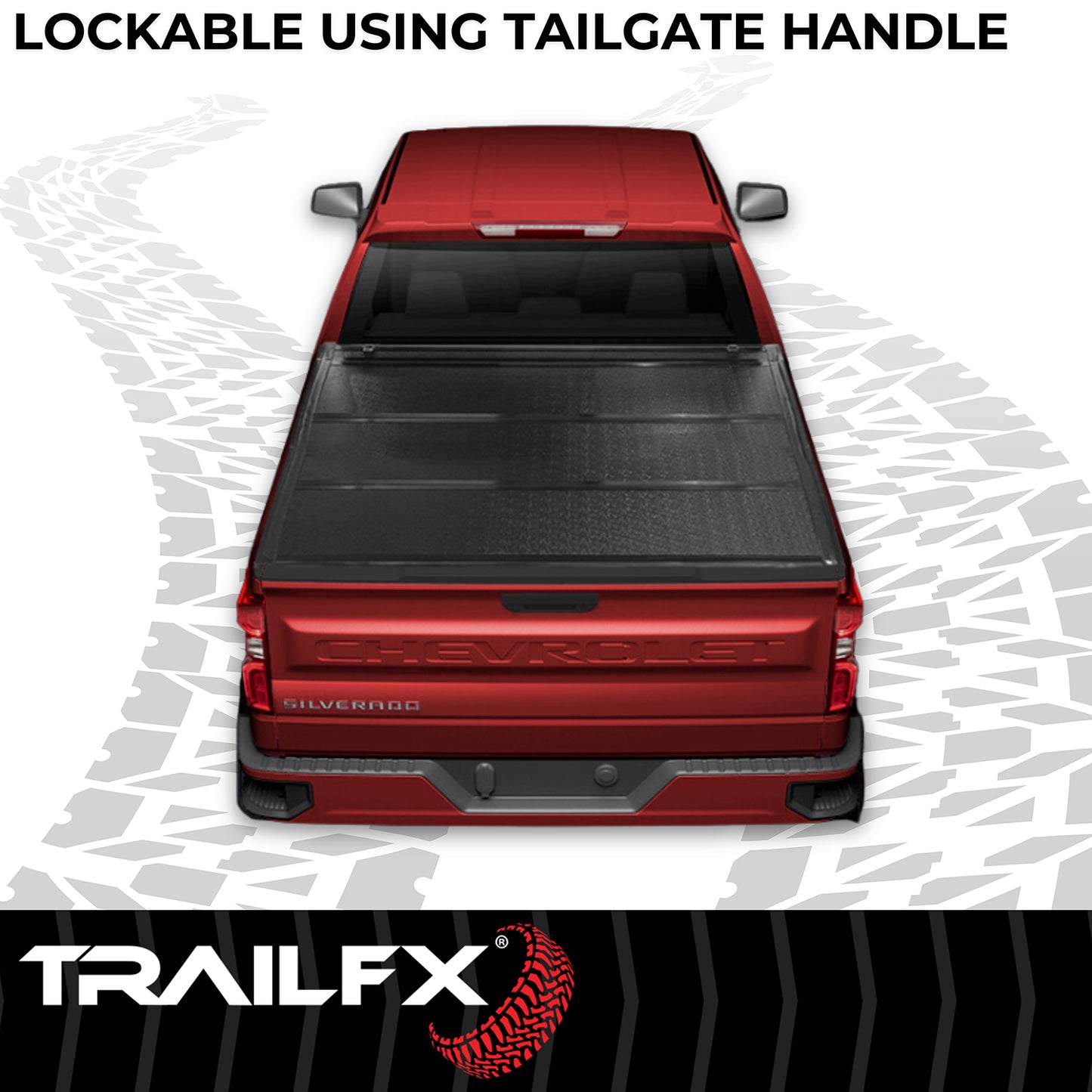 TrailFX Hard Folding Tonneau Cover For GM Silverado/Sierra 1500 5.7' - TFX1527
