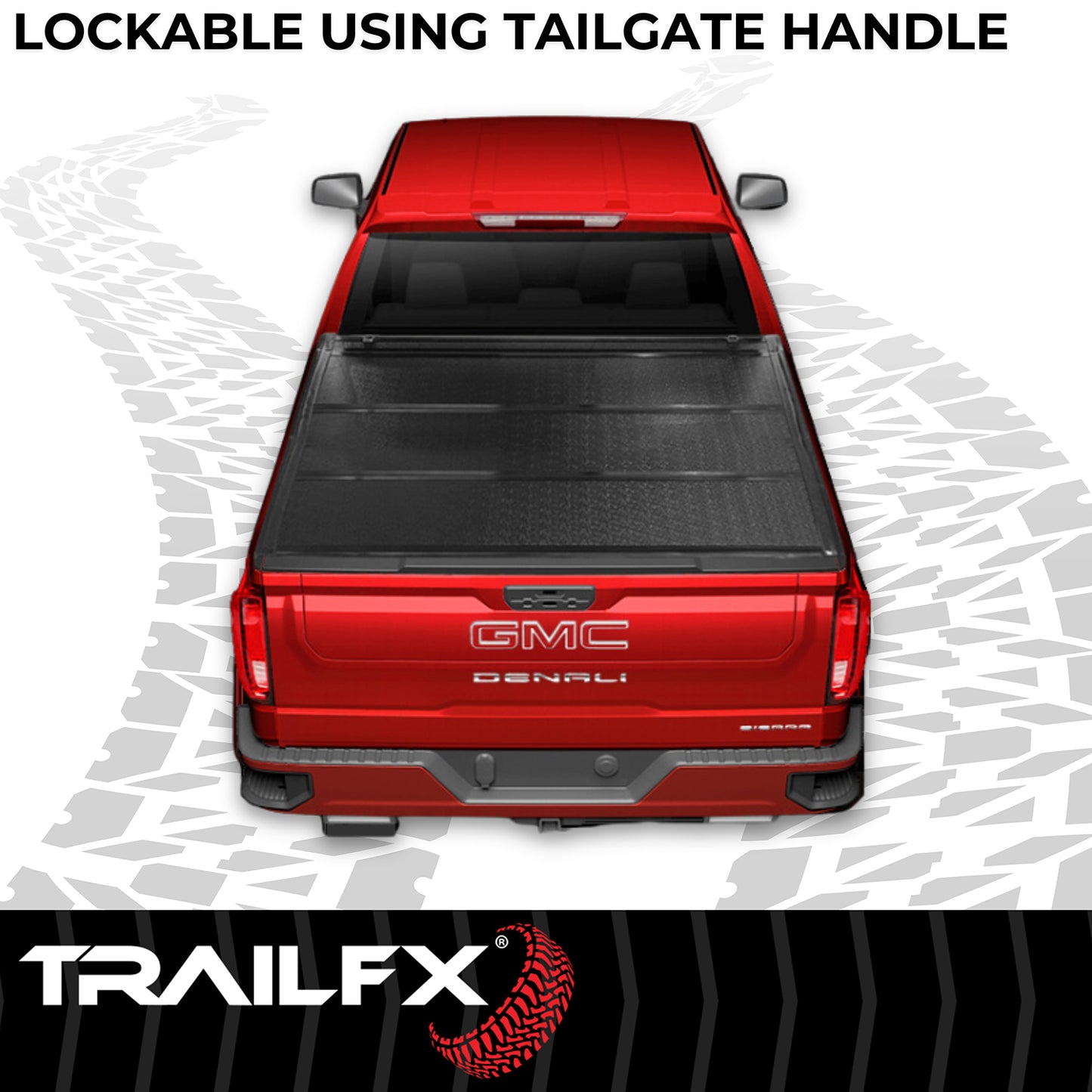 TrailFX Hard Folding Tonneau Cover For Chevrolet/GMC 6.5' - TFX1528