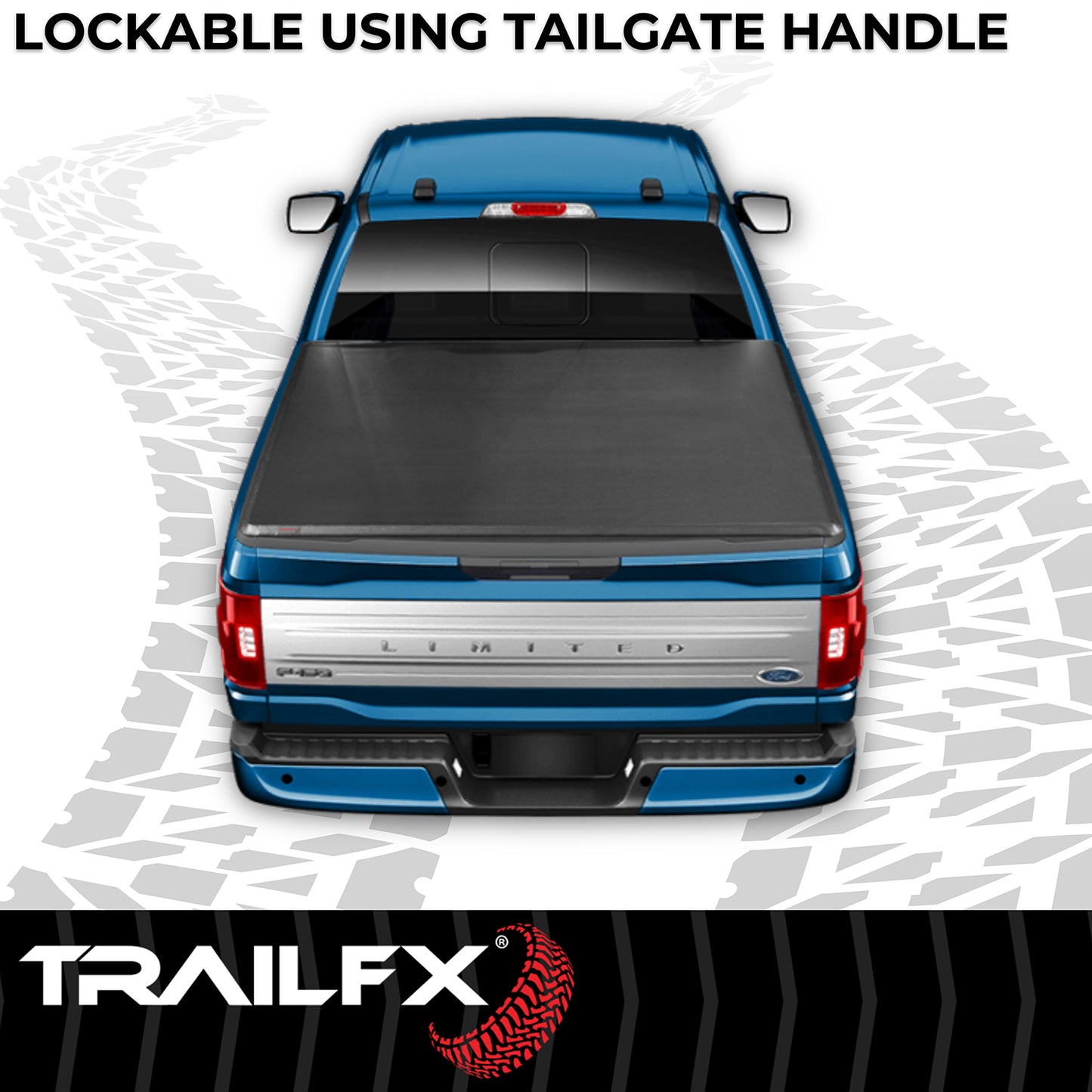 TrailFX Soft Folding Tonneau Cover For Ford F-150 6.5' - TFX3320