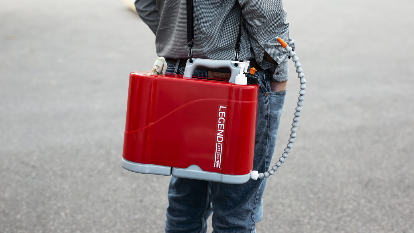 ShoulderSink Red Mobile Handwashing Station
