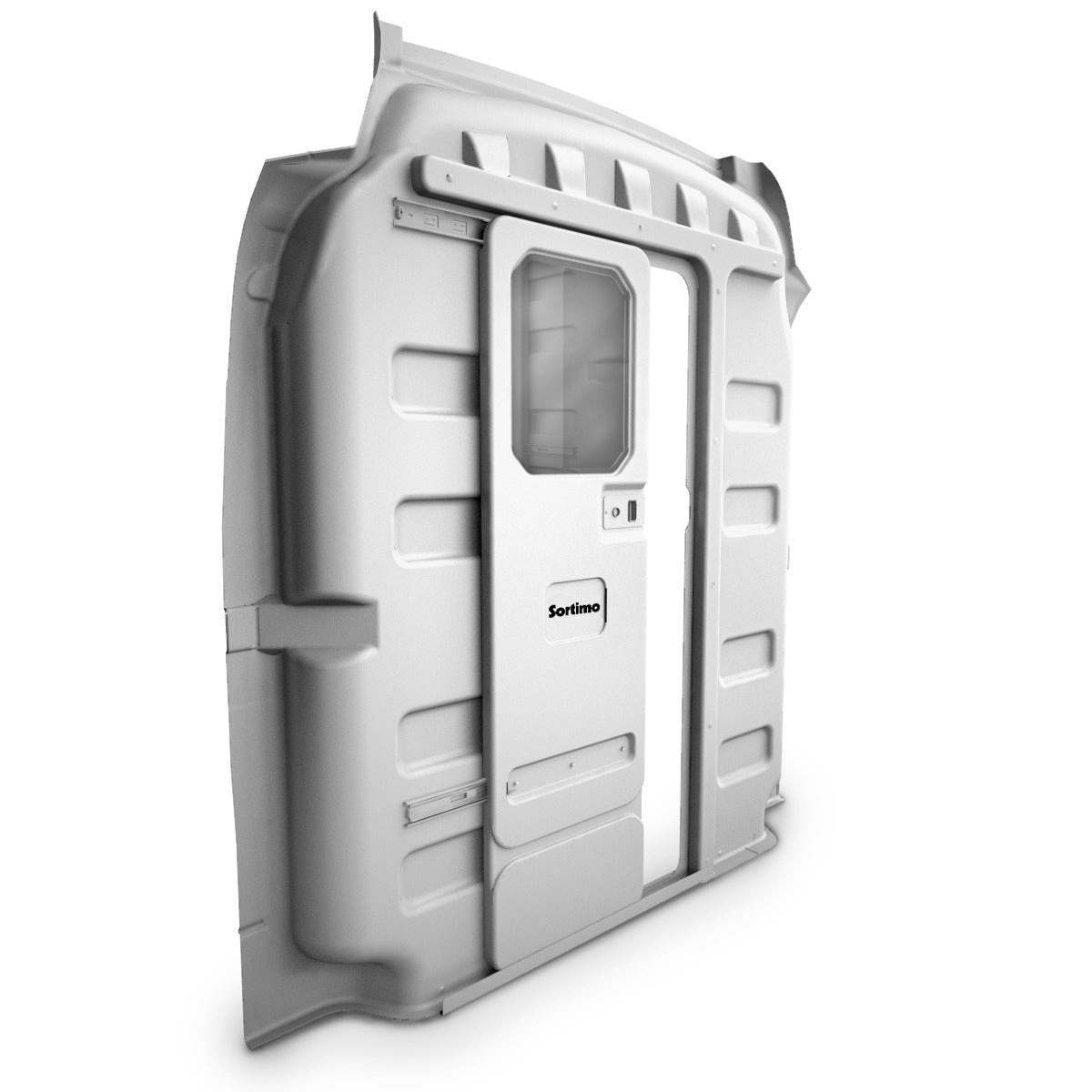 Sortimo Composite Partition for Ford Transit - High Roof - With Door - With Window