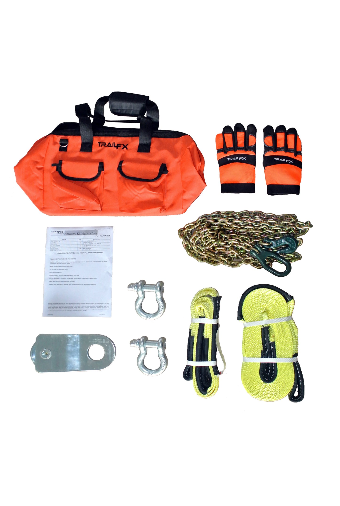 TrailFX Winch Rigging Kit W/ Snatch Block And Shackle - WA014