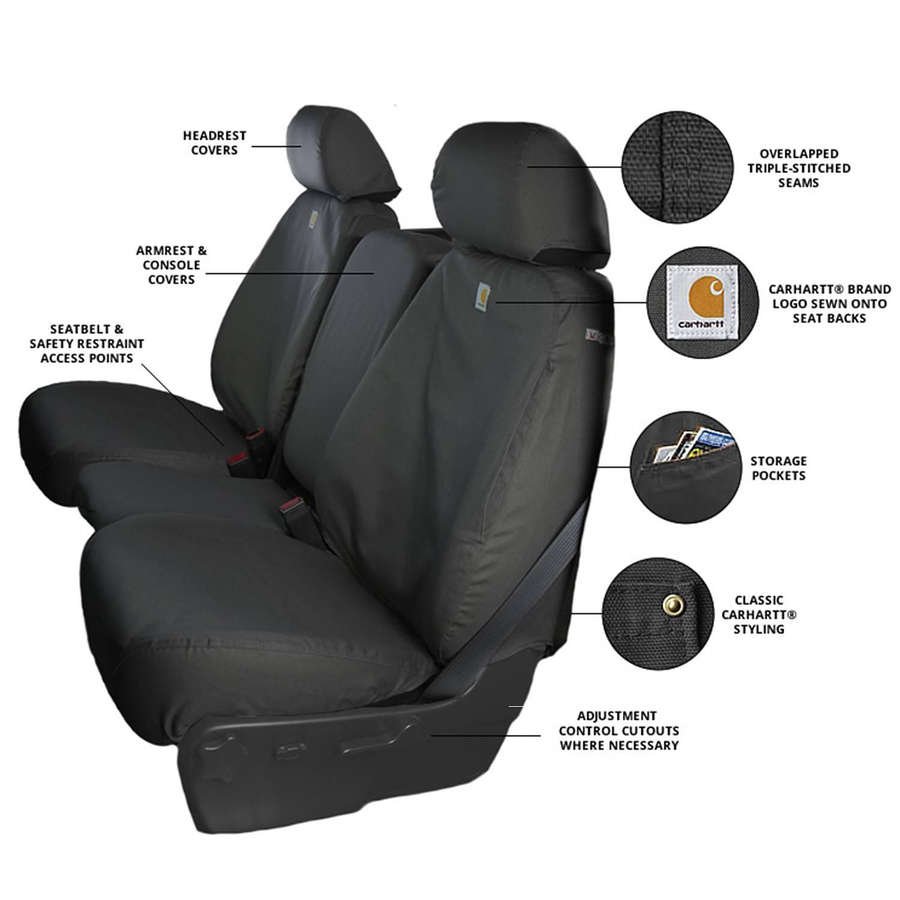 Carhartt SeatSaver Seat Covers for Nissan NV200 & Chevy City Express (2013-2021)