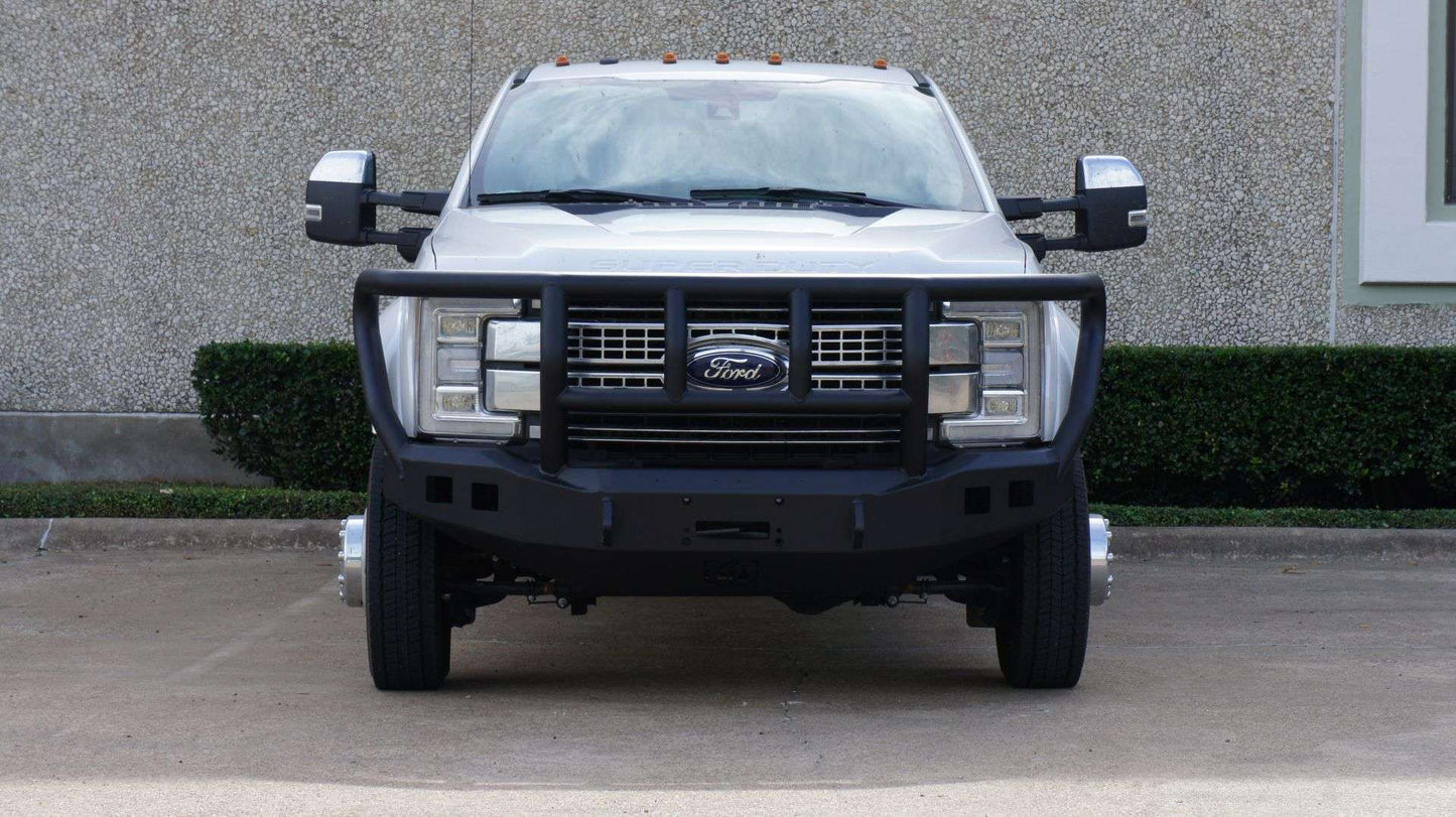 Road Armor Stealth Front Winch Bumper Titan II Guard 2017-2022 Ford F-450 F-550 - 61742B