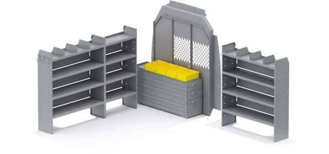 Holman Heavy Duty Drawers Van Package - Mercedes Sprinter High Roof 144-in WB - 52SRH