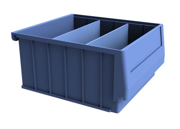 Small Parts Shelf Bin - 10" W Plastic