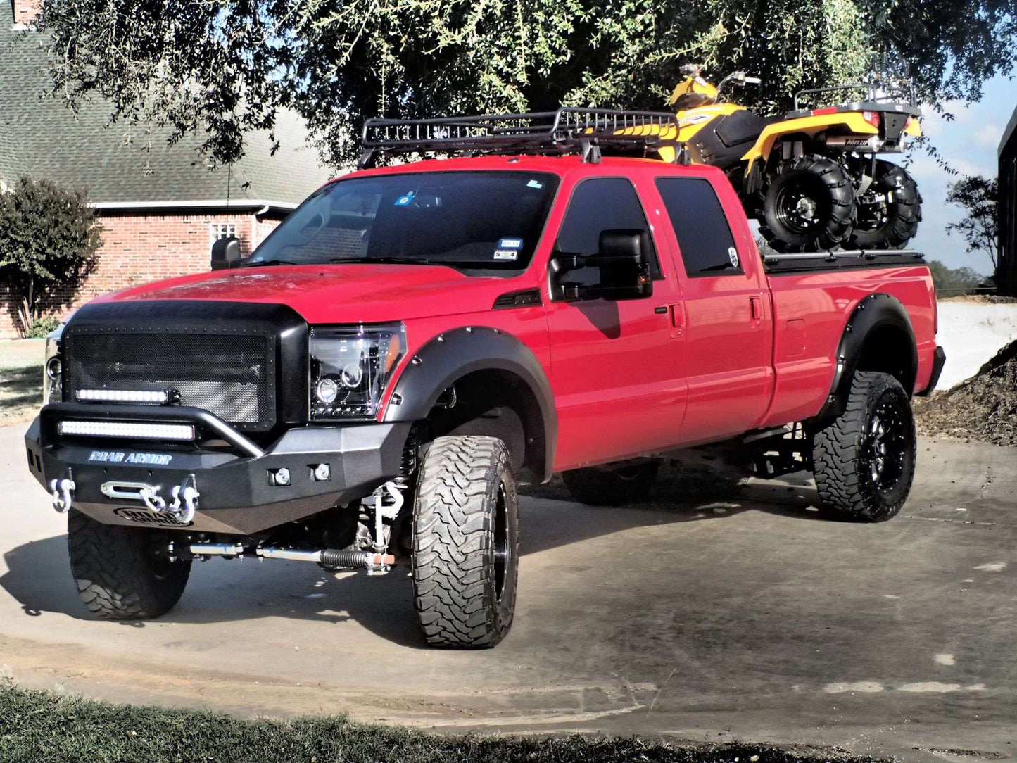 Road Armor Stealth Front Winch Bumper Pre-Runner Guard 2011-2016 Ford F-250 F-350 - 611R4B