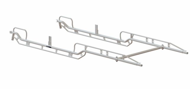 Holman The Pro Rack Side Channel Kit - Forklift Loadable, Long Bed, Extended Cab, White
