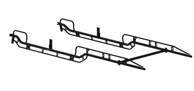Holman The Pro Rack Side Channel Kit - Forklift Loadable - Long Bed, Extended Cab