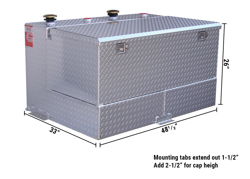 ATI 95-Gallon Split Transfer Tank/Toolbox Combo