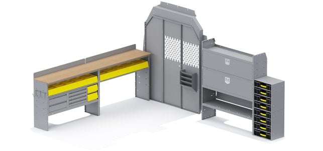 Holman Locksmith Package - Mercedes Sprinter 144-in WB High Roof - 50SRH