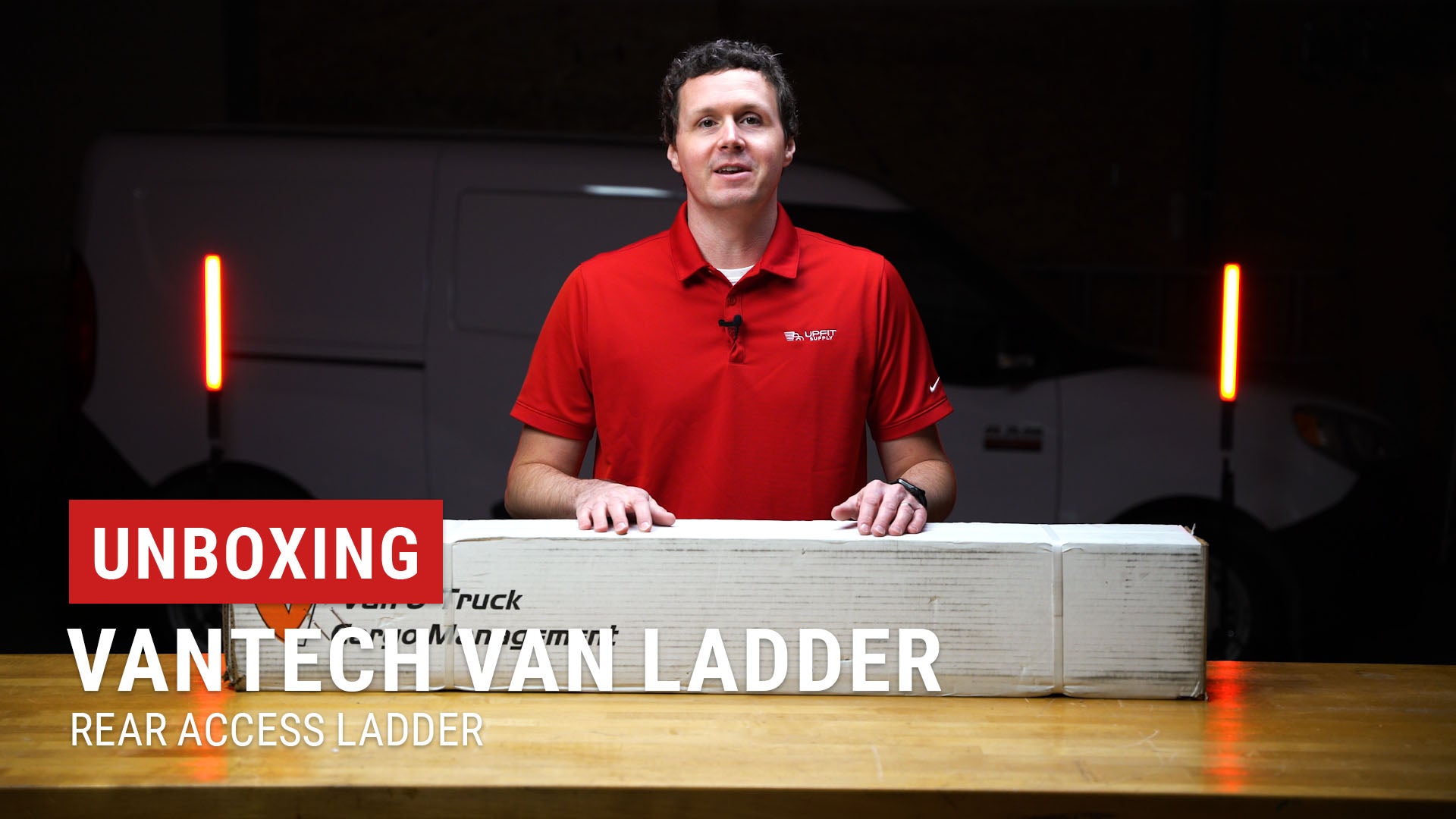 Unboxing a Vantech Rear Access Van Ladder | Upfit Supply