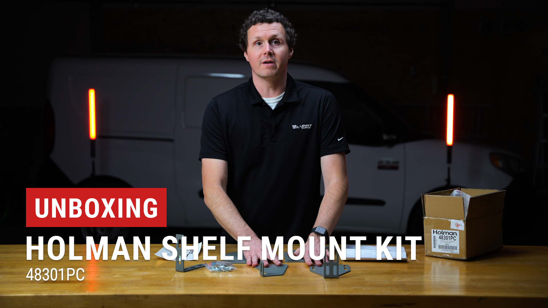 Unboxing a RAM ProMaster City Shelf Mount Kit from Holman | Upfit Supply