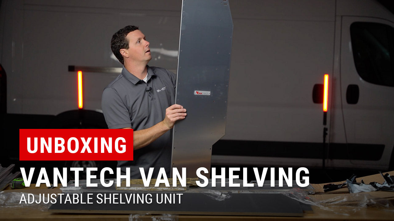 Unboxing Vantech Shelving for Work Vans | Upfit Supply