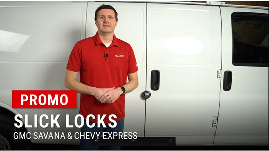 Discover how Slick Locks provide a drill-free, robust security solution for GMC Savana & Chevrolet Express vans.