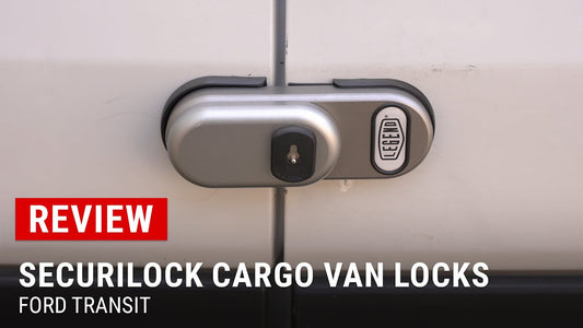 Review of the Legend SecuriLock Cargo Van Lock Kit for Ford Transit Vans from Upfit Supply. Hardened steel protection and versatile locking.