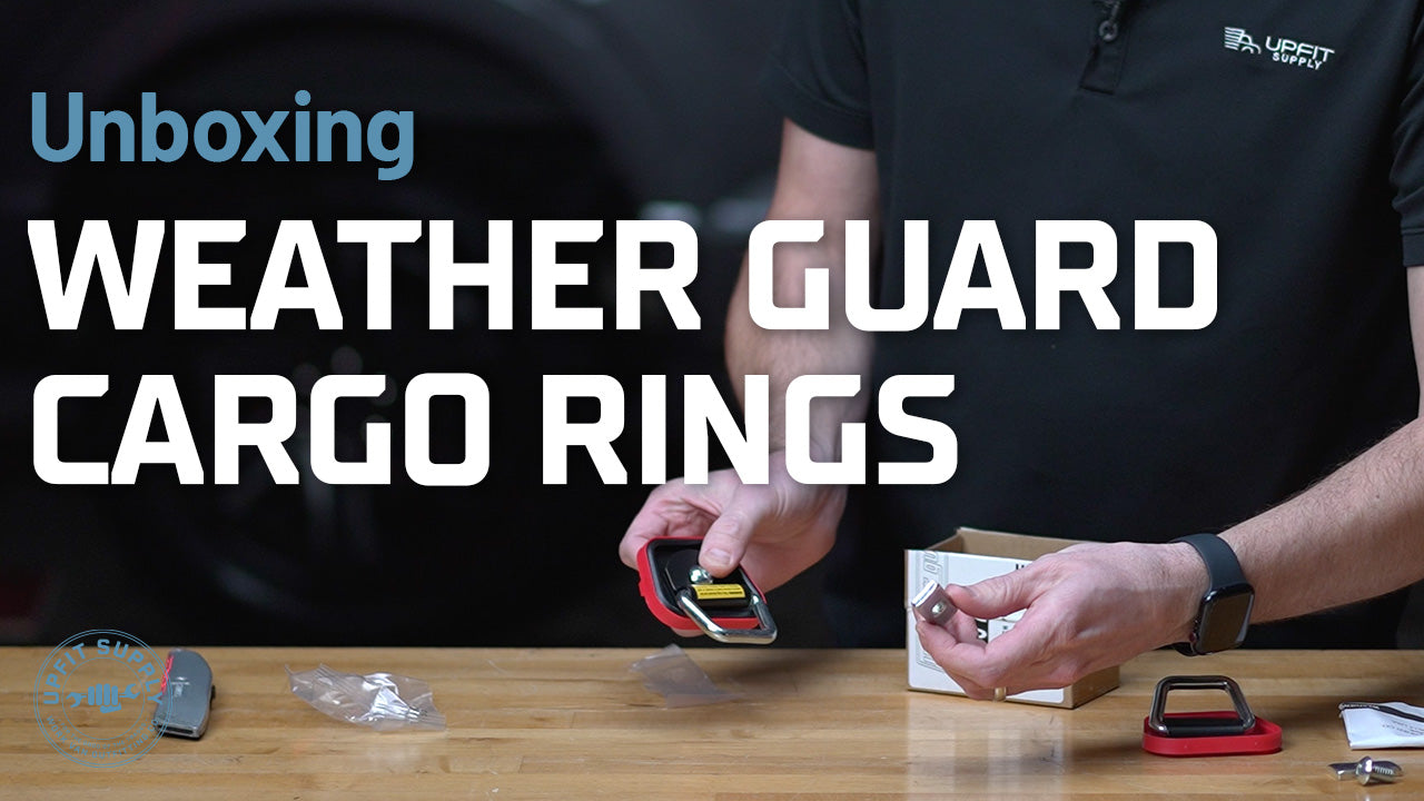 Unboxing Tie-Down Rings for Weather Guard Headache Racks | Upfit Supply