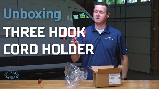 Unboxing Weather Guard's Three Hook Cord Holder: Keep Cords and Tools Off Your Van Floor