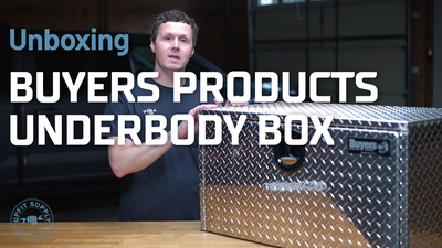 Unboxing Buyers Products Diamond Tread Aluminum Underbody Truck Box
