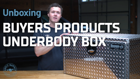 Unboxing Buyers Products Diamond Tread Aluminum Underbody Truck Box
