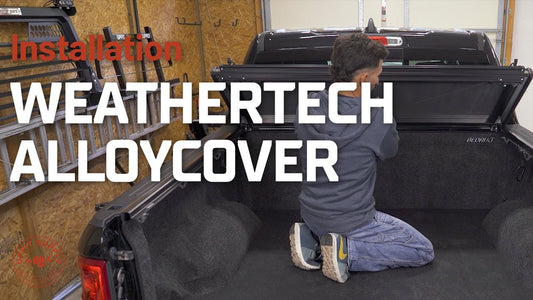 Installing the WeatherTech AlloyCover Hard Folding Tonneau Cover on a RAM 1500