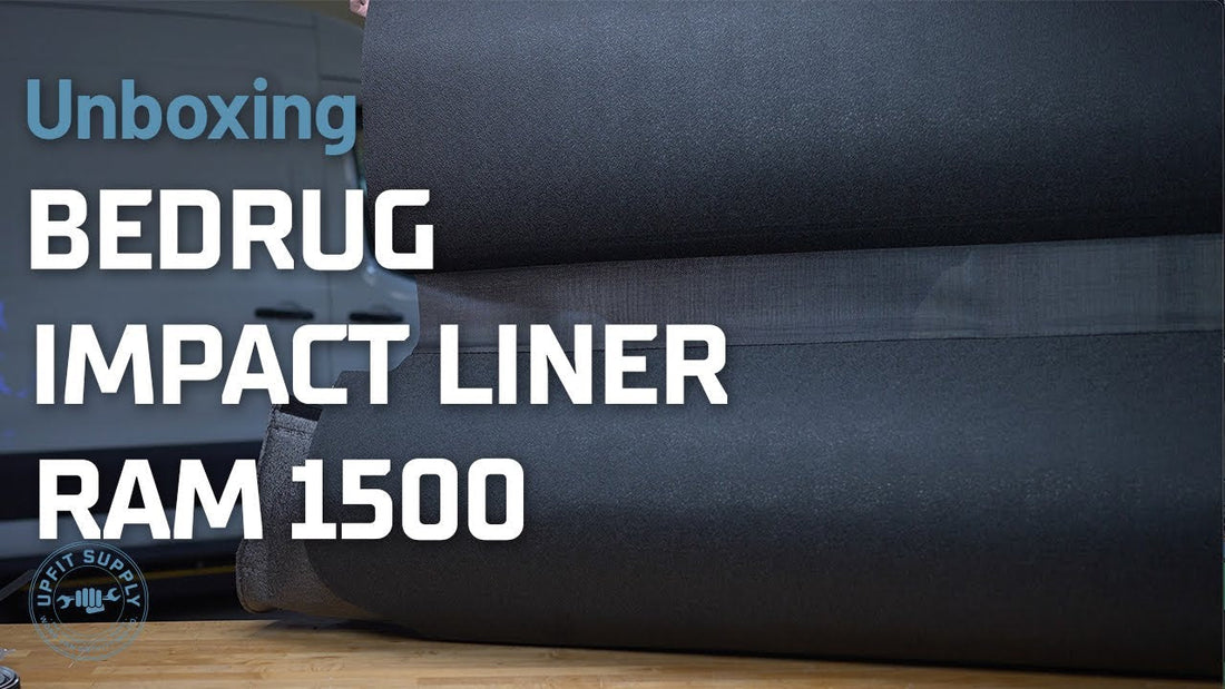 Unboxing BedRug Impact Liner Bed Liner for RAM 1500 Trucks