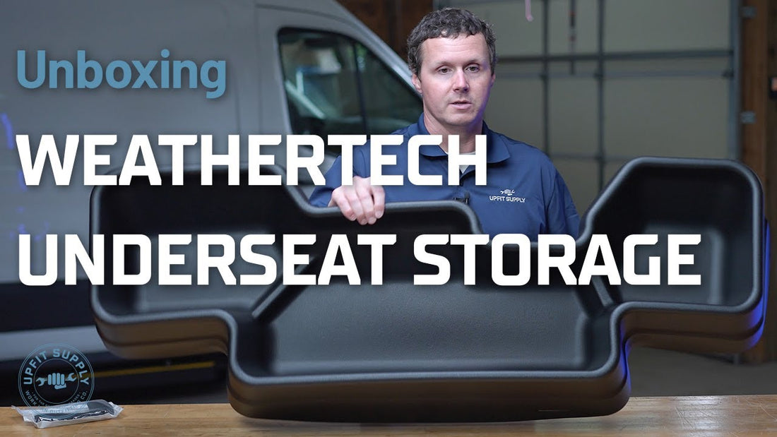Unboxing WeatherTech UnderSeat Storage for RAM 1500 Crew Cabs
