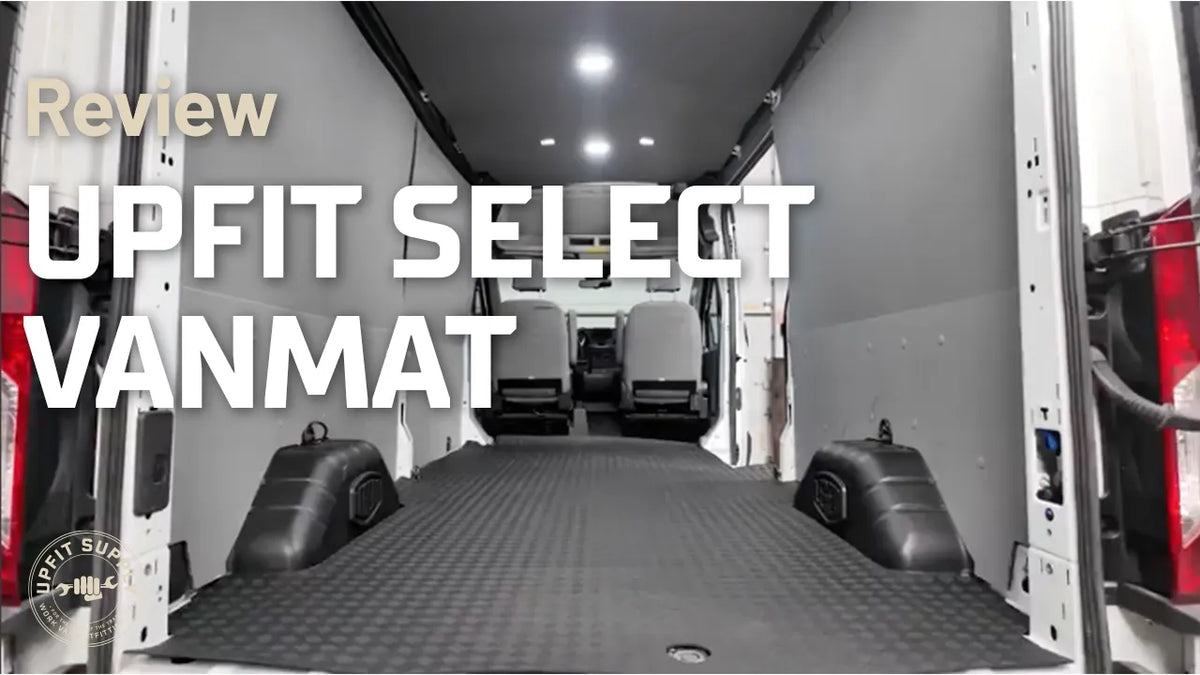 Upfit Select VanMat Review: Affordable One-Piece Rubber Floor Mat for Work Vans