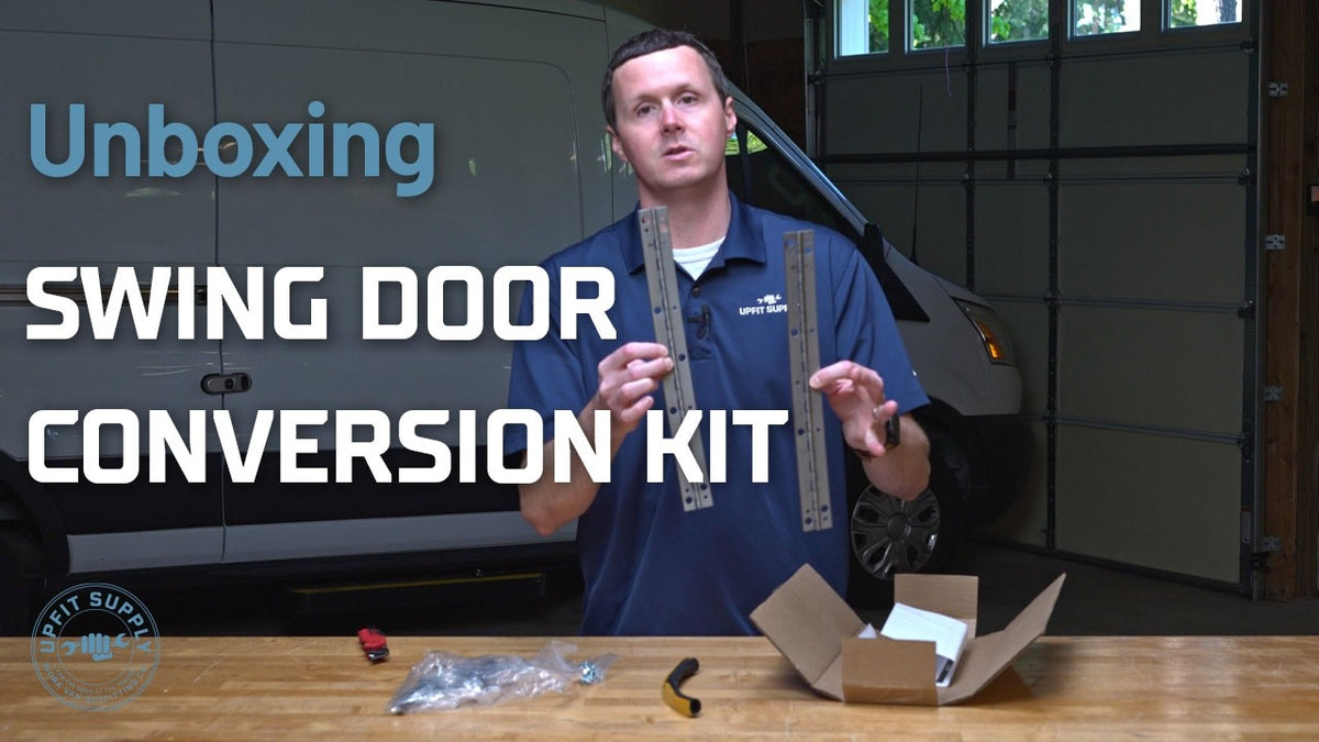Unboxing Weather Guard's Partition Swing Door Conversion Kit: Add a Lockable Door to Your Partition