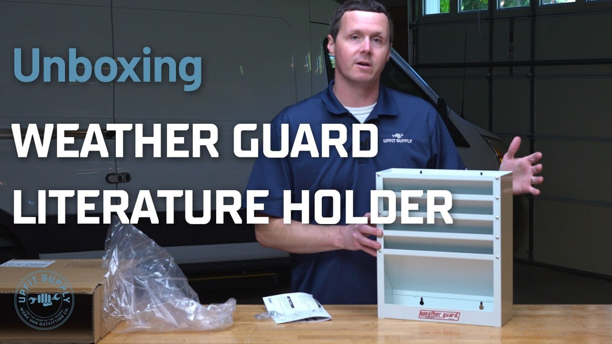 Unboxing Weather Guard's Literature Holder: Keep Documents Organized in Your Work Van Like A Pro