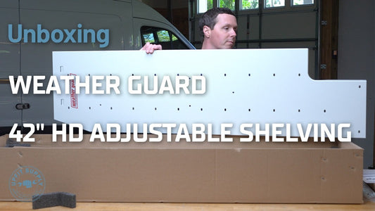 Unboxing Weather Guard's 42x60x16 Inch Heavy Duty Adjustable 4 Shelf Unit