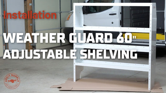 Assembling the Weather Guard 60" x 60" x 13.5" Adjustable Van Shelf