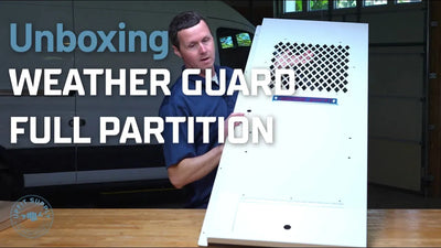 Unboxing a Weather Guard Steel Partition for Ford Transit Mid Roof Vans