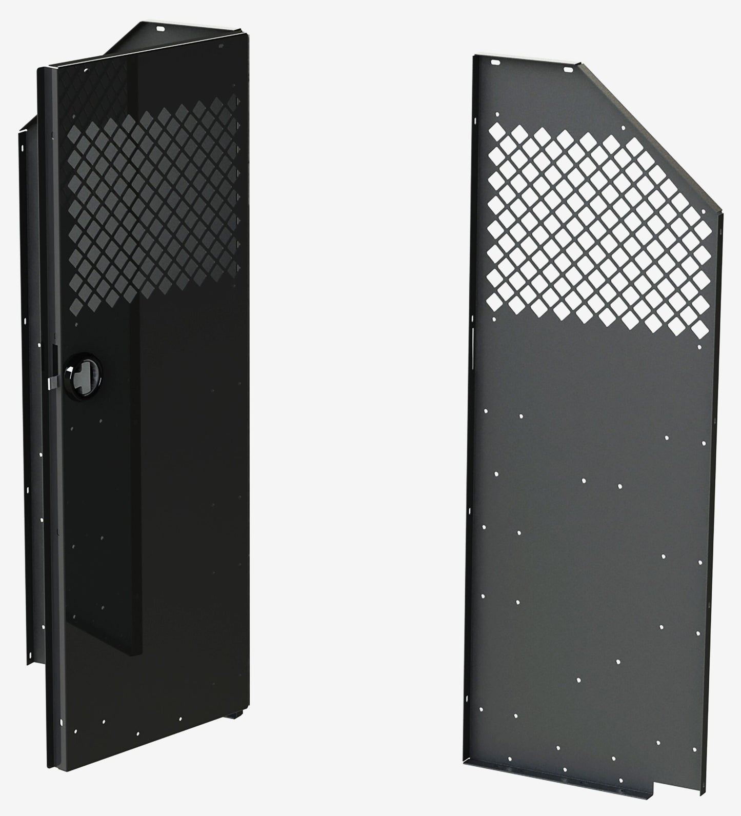 Partition Center Panels - Masterack Standard Steel Partition with Hinged Door
