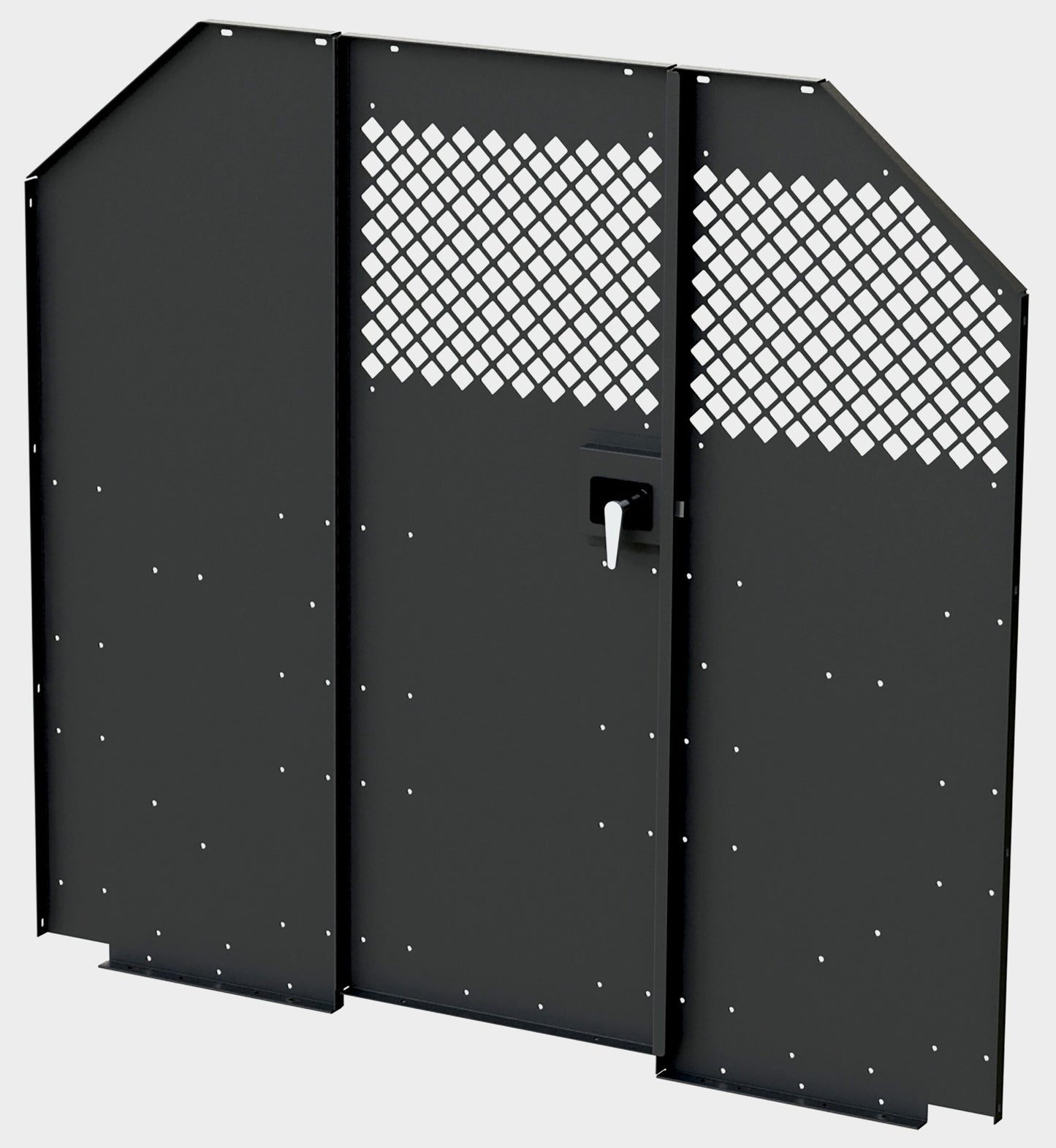 Partition Center Panels - Masterack Standard Steel Partition with Hinged Door