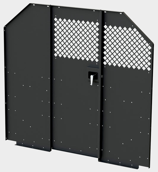 Partition Center Panels - Masterack Standard Steel Partition with Hinged Door