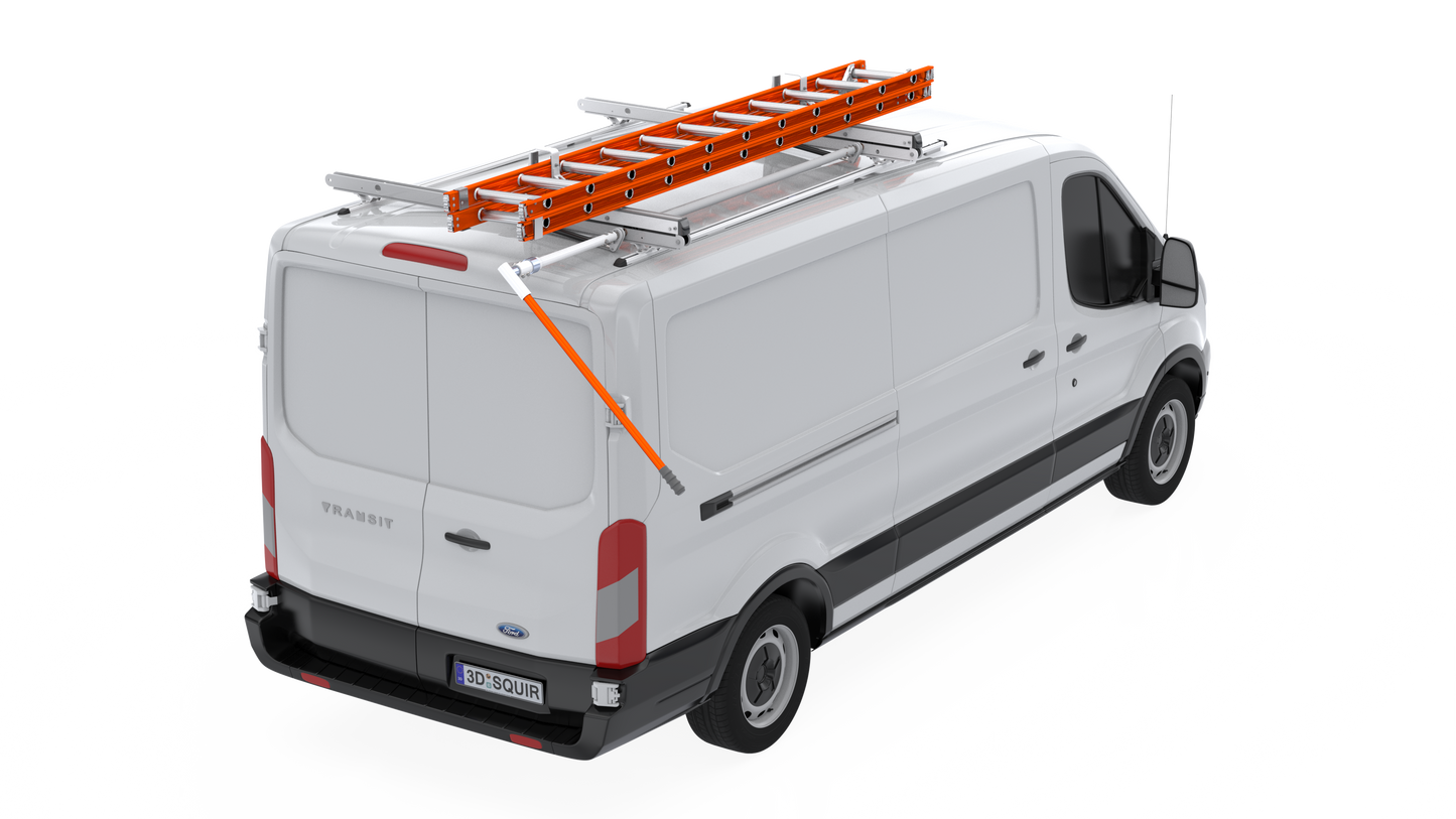 Masterack Uplyft Aluminum Slide-Down Ladder Rack - Ford Transit (Low Roof)