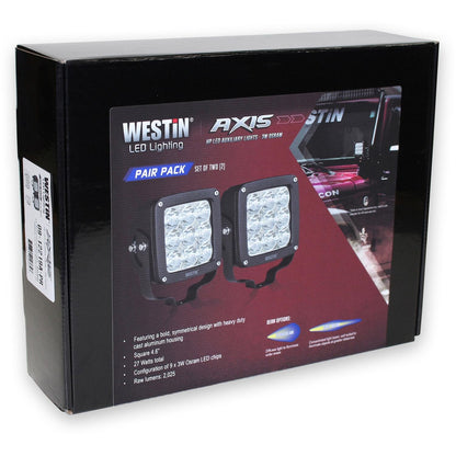 Westin Axis LED Auxiliary Light - 09-12219A-PR