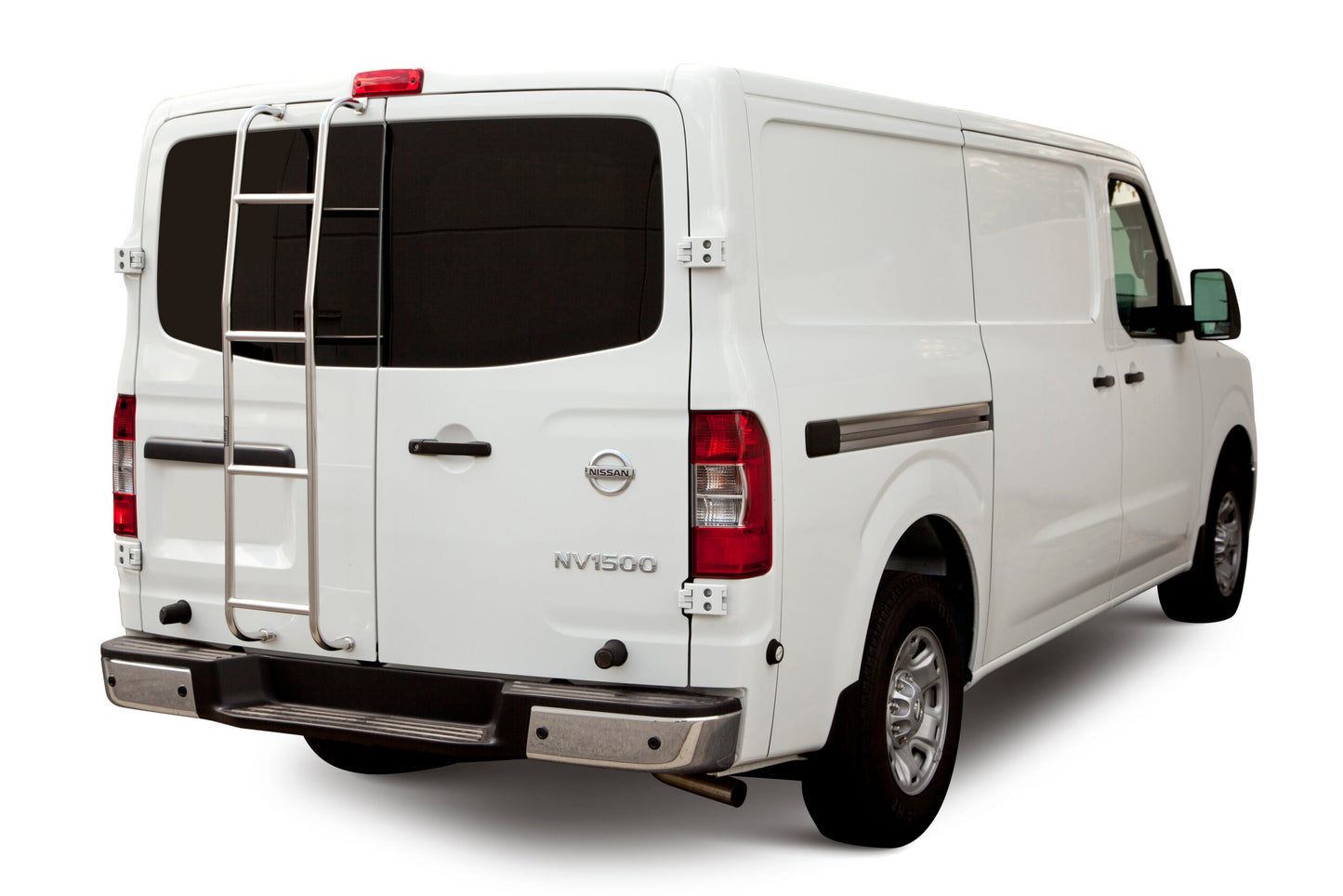 Stainless Steel Van Ladder for Nissan NV Vans - Low Roof