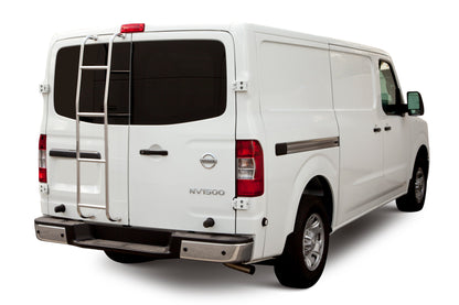 Stainless Steel Van Ladder for Nissan NV Vans - Low Roof