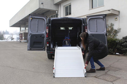Aluminum Loading Ramp - Universal - Non-Swivel - Ramp Width: 47-in | Ramp Length: 108-in | Ramp Platform: Perforated | Capacity: High Capacity