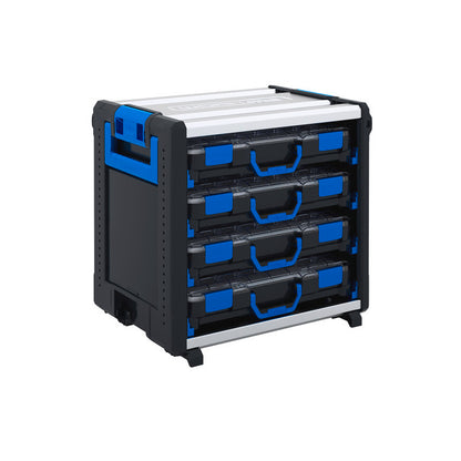 Sortimo WorkMo 24-500 with 8 service case rails