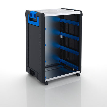 Sortimo WorkMo 24-750 with 8 service case rails