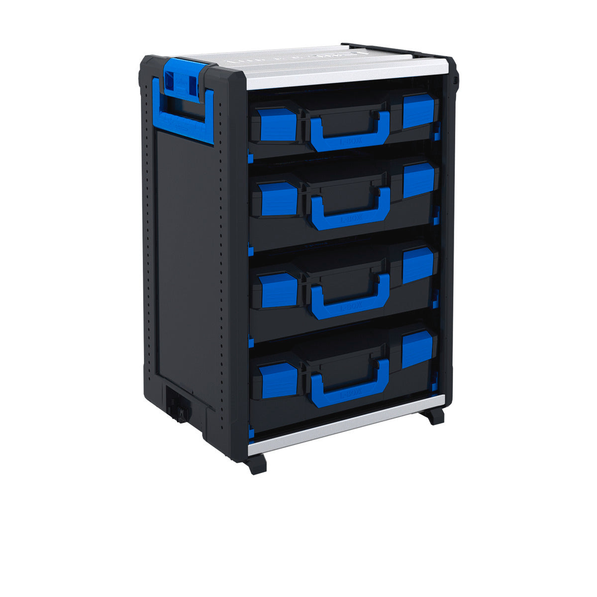 Sortimo WorkMo 24-750 with 8 service case rails
