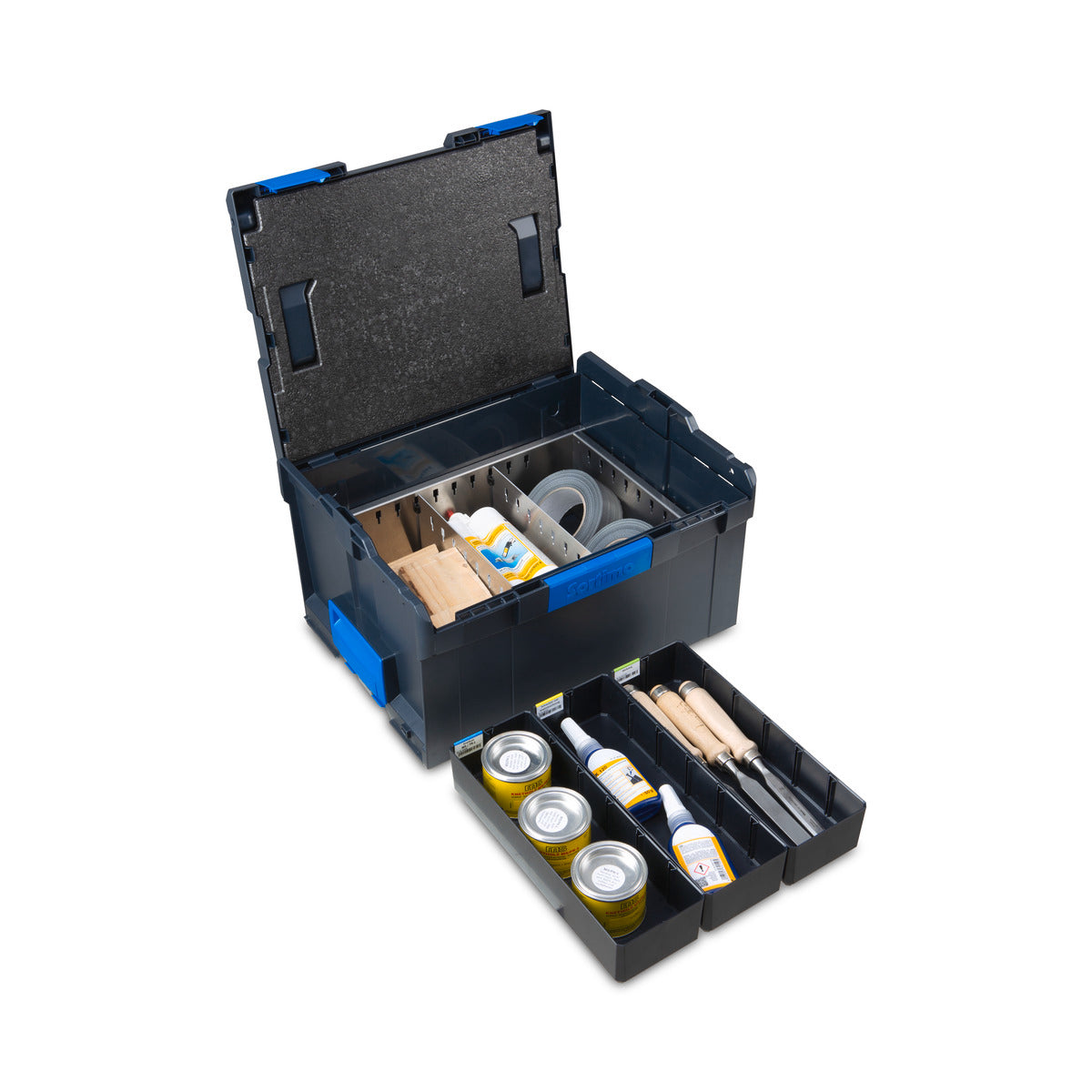 Sortimo L-BOXX 238 G incl. Divider Set + IB 2x6 H63