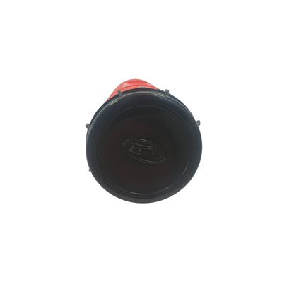 Jonesco Round Document Holder for commercial trucks & vehicles, 3.5" diameter x 12.5" length, red