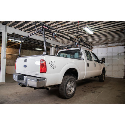 Weather Guard Ratchet Straps w/ Mounting Brackets for Steel Truck Racks (2 Pack)
