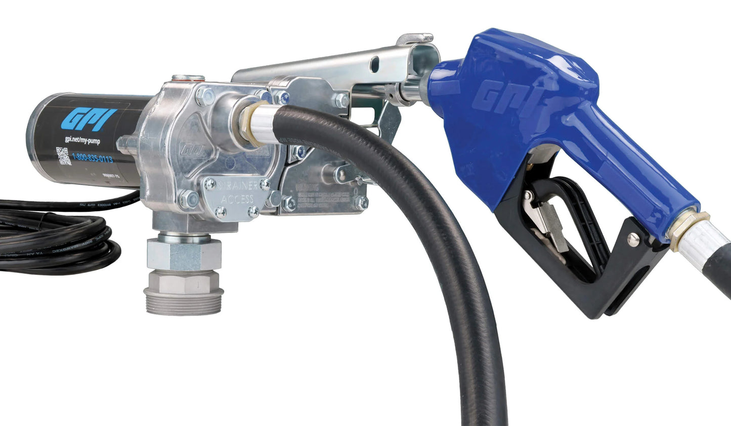 GPI 15 Gallon Per Minute 12V Fuel Transfer Pump M-150 Series